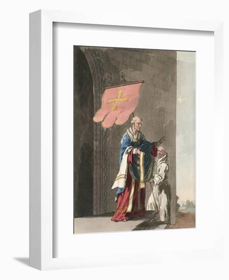 Bishop and Monk-Charles Hamilton Smith-Framed Art Print