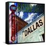 Bishop Art - Dallas-Sisa Jasper-Framed Stretched Canvas