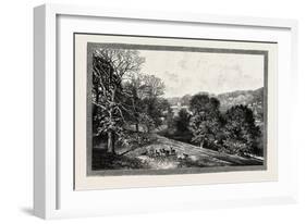 Bishop Auckland Palace and Park, in County Durham in North East England. Uk-null-Framed Giclee Print