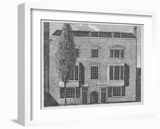 Bishop Burnet's House in St John's Square, Clerkenwell, London, c1900 (1911)-Unknown-Framed Giclee Print