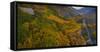 Bishop Canyon Road in Autumn, June Lake, Eastern Sierras-Vincent James-Framed Stretched Canvas
