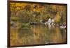 Bishop Creek. Outlet and Fall Color Below Sabrina Lake-Michael Qualls-Framed Photographic Print