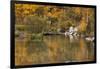 Bishop Creek. Outlet and Fall Color Below Sabrina Lake-Michael Qualls-Framed Photographic Print