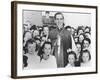 Bishop Fulton Sheen with Irish Children in Choghan County, Roscommon, Ireland-null-Framed Photo