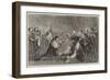 Bishop Latimer Presenting a Copy of the New Testament to Henry VIII as a New Year's Gift-Sir John Gilbert-Framed Giclee Print