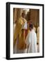 Bishop Michel Aupetit conducting deacon ordination in Sainte Genevieve's cathedral, Nanterre-Godong-Framed Photographic Print