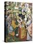 Bishop of Siena Attending Coronation of Frederick III and Eleanor of Aragon-null-Stretched Canvas