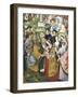 Bishop of Siena Attending Coronation of Frederick III and Eleanor of Aragon-null-Framed Giclee Print