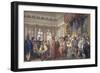 Bishop Ramponi Grants the Seven Courts of the High Committee To the Procuratori of St Mark-Giovanni Demin-Framed Giclee Print