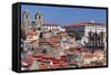 Bishop's Palace and City Cathedral, Porto, Portugal-Duncan Maxwell-Framed Stretched Canvas