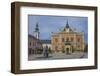 Bishop's Palace, Zmaj statue and Orthodox Cathedral, Novi Sad, Vojvodina, Serbia, Europe-Rolf Richardson-Framed Photographic Print