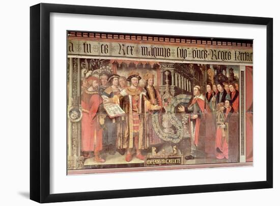 Bishop Sherbourne with Henry VIII-Louise Barnard-Framed Giclee Print