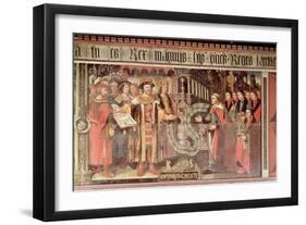 Bishop Sherbourne with Henry VIII-Louise Barnard-Framed Giclee Print