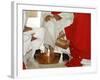 Bishop Washing the Feet of Newly Ordained Deacons, Pontigny, Yonne, France, Europe-Godong-Framed Photographic Print