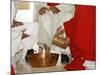 Bishop Washing the Feet of Newly Ordained Deacons, Pontigny, Yonne, France, Europe-Godong-Mounted Photographic Print