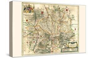 Bishopric Of Hildesheim-Willem Janszoon Blaeu-Stretched Canvas