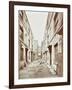 Bishops Court with Boarded-Up Houses, London, 1906-null-Framed Photographic Print