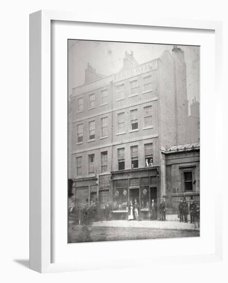 Bishopsgate, City of London, 1862-null-Framed Giclee Print