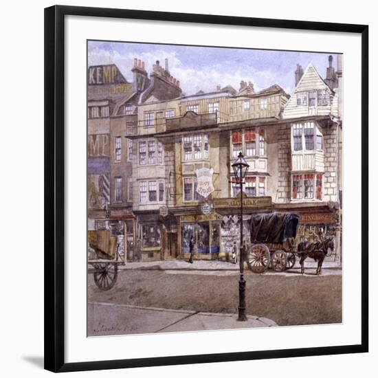 Bishopsgate, London, 1886-John Crowther-Framed Giclee Print