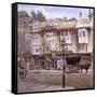 Bishopsgate, London, 1886-John Crowther-Framed Stretched Canvas