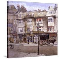 Bishopsgate, London, 1886-John Crowther-Stretched Canvas