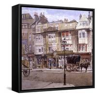 Bishopsgate, London, 1886-John Crowther-Framed Stretched Canvas