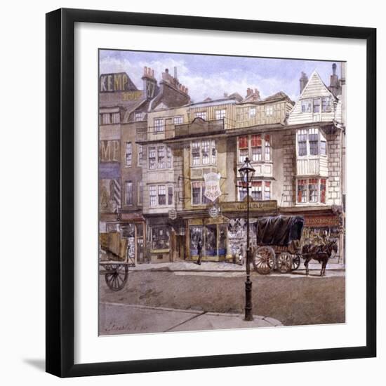 Bishopsgate, London, 1886-John Crowther-Framed Giclee Print