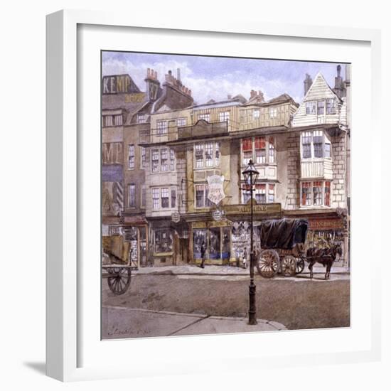 Bishopsgate, London, 1886-John Crowther-Framed Premium Giclee Print