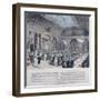 Bishopsgate Street, London, 1814-R Reeves-Framed Giclee Print