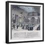 Bishopsgate Street, London, 1814-R Reeves-Framed Giclee Print