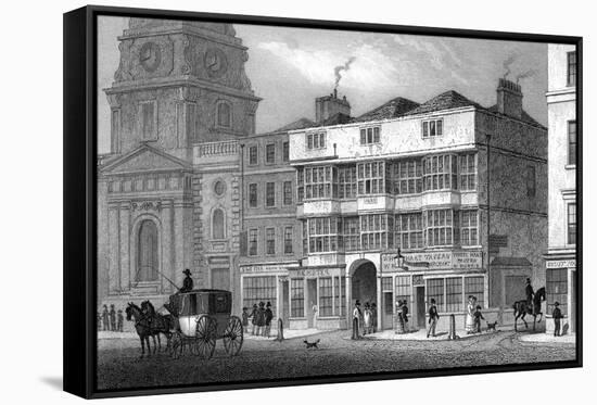 Bishopsgate Tavern-Thomas H Shepherd-Framed Stretched Canvas