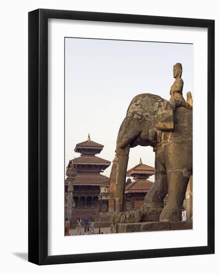 Bishwanath Mandir, Durbar Square, UNESCO World Heritage Site, Patan, Kathmandu Valley, Nepal, Asia-Christian Kober-Framed Photographic Print