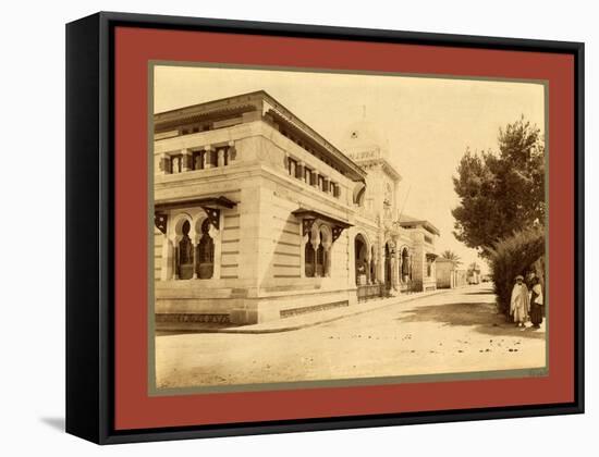 Biskra, Hotel De Ville, Algiers-Etienne & Louis Antonin Neurdein-Framed Stretched Canvas