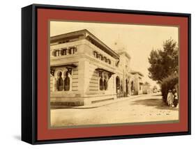 Biskra, Hotel De Ville, Algiers-Etienne & Louis Antonin Neurdein-Framed Stretched Canvas