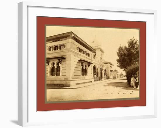 Biskra, Hotel De Ville, Algiers-Etienne & Louis Antonin Neurdein-Framed Giclee Print