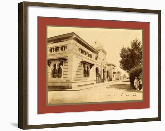Biskra, Hotel De Ville, Algiers-Etienne & Louis Antonin Neurdein-Framed Giclee Print