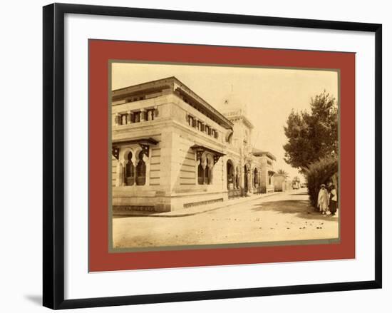 Biskra, Hotel De Ville, Algiers-Etienne & Louis Antonin Neurdein-Framed Giclee Print