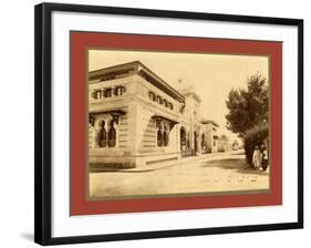 Biskra, Hotel De Ville, Algiers-Etienne & Louis Antonin Neurdein-Framed Giclee Print