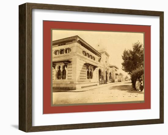 Biskra, Hotel De Ville, Algiers-Etienne & Louis Antonin Neurdein-Framed Giclee Print