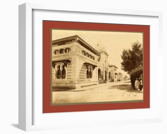 Biskra, Hotel De Ville, Algiers-Etienne & Louis Antonin Neurdein-Framed Giclee Print