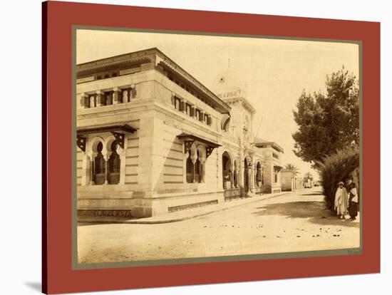 Biskra, Hotel De Ville, Algiers-Etienne & Louis Antonin Neurdein-Stretched Canvas