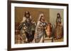 Biskra, Moorish and Kabyle Women from Tlemcen, Algeria, Africa-null-Framed Giclee Print