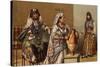 Biskra, Moorish and Kabyle Women from Tlemcen, Algeria, Africa-null-Stretched Canvas