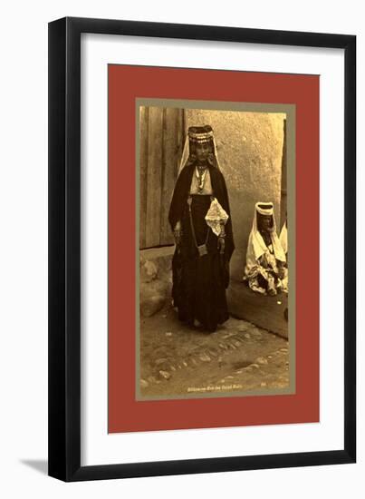 Biskra, Rue Des Ouled Nai-Etienne & Louis Antonin Neurdein-Framed Giclee Print