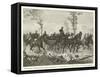 Bismarck Accompanying the Carriage of Napoleon III to the Castle of Wilhelmshohe-null-Framed Stretched Canvas