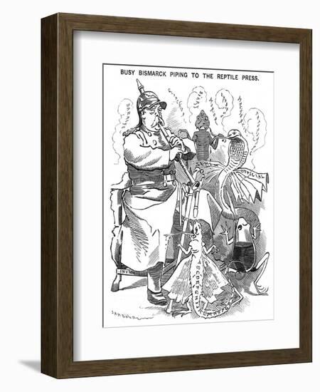 Bismarck and Press Exploit-Linley Sambourne-Framed Art Print