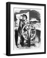 Bismarck as Sailor, 1879-null-Framed Art Print