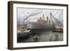 'Bismarck' Construction-E Limmer-Framed Art Print