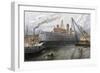 'Bismarck' Construction-E Limmer-Framed Art Print