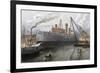 'Bismarck' Construction-E Limmer-Framed Premium Giclee Print